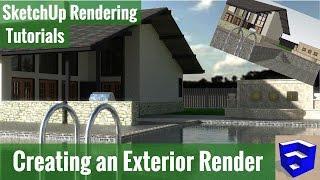 Creating an Exterior Rendering in Sketchup and Twilight Render