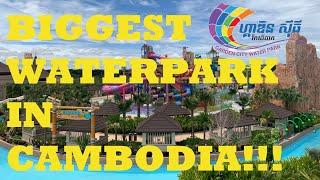 GARDEN CITY WATERPARK | The BIGGEST Waterpark in Cambodia | Opening Day Adventure | EVERYDAYISFUNDAY