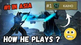 My Experience Battling #1 Player of *Asia* || Is he Pro or Passive?|| Shadow Fight 4 Arena