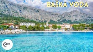 Baska Voda and Promajna FKK Croatia  4K | Makarska Riviera️ Walking Tour 2024.