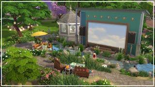 Outdoor Movie Theater I The Sims 4 I Speed Build