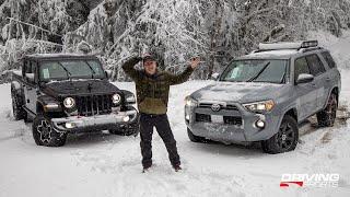 2021 Toyota 4Runner & Jeep Gladiator Diesel: Off-Road Snow Adventure