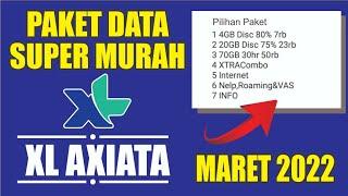 Paket XL Murah 2022 | Kode Dial Paket Data Super Murah XL Axiata Terbaru Maret 2022