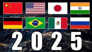 As Maiores Economias do Mundo para 2025 | PIB PPC - Projeções do FMI