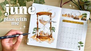 june 2024 bullet journal plan with me ⏳ bullet journal inspiration for beginners