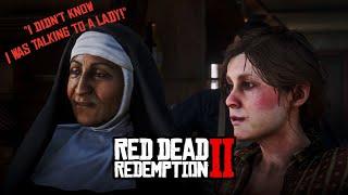 Arthur Meets Sister Calderon At The Bar / Model Swap / Red Dead Redemption 2