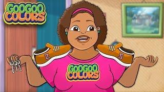 Mom Put On your Shoes! (Goo Goo Colors Pretend Play Cartoons)