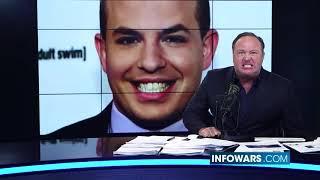 Alex Jones on Brian Stelter's Face | Louder With Crowder