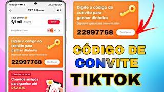 Código de convite TikTok 2024