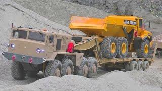 Insane Russian MAZ 537 vs Volvo A45G Construction Truck Showdown!