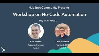 Aptitude 8 and HubSpot Present: A Workshop on No-Code Automation