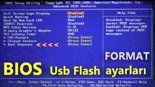 Bios Format atma ayarları (#4) DESKTOP AMİ Bios Usb Flash Boot