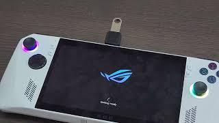 how to install windows 10 asus rog ally