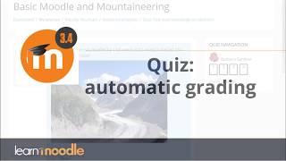 Quiz: Moodle 3.4