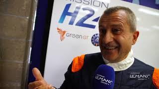 Mission H24 - Yannick Dalmas reacts to his first ride on our hydrogen-powered racing car at Spa!