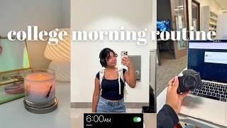 FALL COLLEGE MORNING ROUTINE  | mindful, realistic, & productive