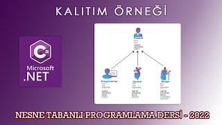 Nesne Tabanlı Programlama Dersi (C#) - Kalıtım Örneği (Inheritance)