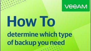 How to Understand Your Backup Needs