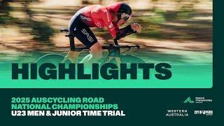 U23 Men & Junior Individual Time Trials - Highlights | 2025 AusCycling Road National Championships