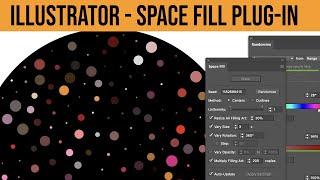 Space Fill Plugin And  Random Color Fill In Illustrator | How To Tutorial | Graphicxtras