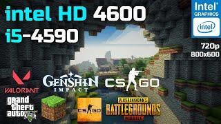 intel HD 4600 Test 6 Games | i5 4590 + 12GB | in 2023