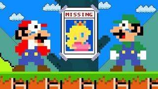 Super Mario Bros. but Princess PEACH is MISSING? | Game Animation