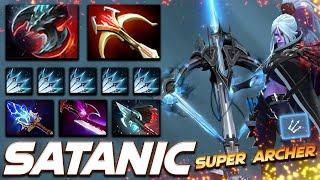 Satanic Drow Ranger Super Archer - Dota 2 Pro Gameplay [Watch & Learn]