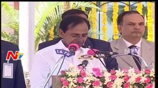 CM KCR about Welfare Schemes @ Telangana Formation Day Celebrations || NTV