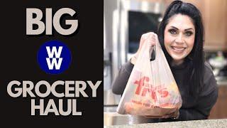 BIG WW GROCERY HAUL FOR WEIGHT LOSS - WHOLE HEALTHY FOODS - WEIGHT WATCHERS POINTS INCLUDED!