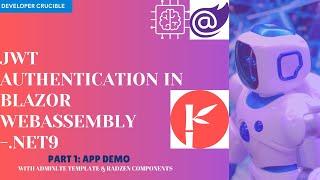 Complete Authentication Application with JWT Token in .NET9 - Project Demo ️ ️