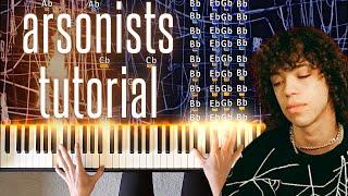 arsonists Ethan Bortnick - VIRTUOSO Piano Tutorial (SHEET MUSIC)