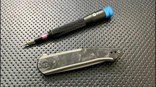 How to disassemble and maintain the WE Knives Smooth Sentinel Pocketknife