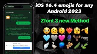 HOW TO GET IPHONE EMOJI ON ANDROID ZFONT3 NEW WAY ZFONT3 NEW FONT PROBLEM SOLVED