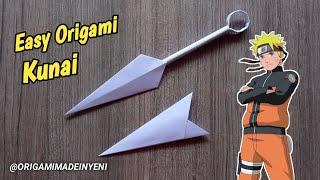 How To Make a Paper Kunai, Ninja Weapons Origami