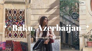 Baku, Azerbaijan Vlog | solo travelling, getting lost, Nizami street, 3days itinerary