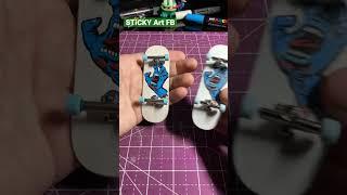 Tech Deck performance series VS Fake DIY $4 board #techdeck #viral #fingerboard