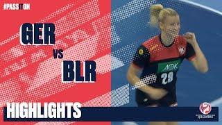 Highlights | Germany vs Belarus | Women's EHF EURO 2020 Qualifiers