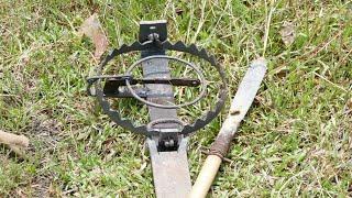 MAKING A TRAP FROM 2   LEAF SPRINGS (PART 1)