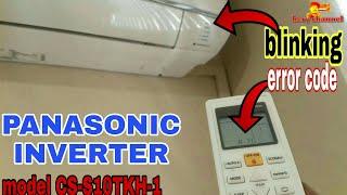 Panasonic air conditioner  timer blinking | inverter 1hpmade in malaysia