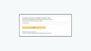 How To Change A Product's Category On Amazon Listing 