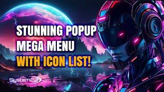 Divi Pro Trick: Create a Stunning Popup Mega Menu with Icon List!