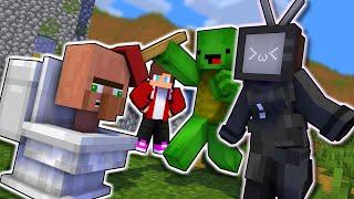 MAIZEN : TV Woman & MAIZEN 1 - Minecraft Animation JJ & Mikey