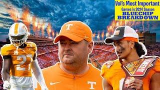 Tennessee Volunteers Most Important Games in 2024