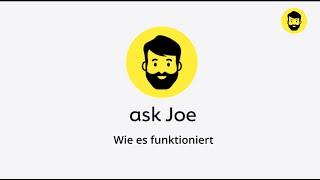 ask Joe - wie es funktioniert