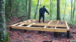 Building a Wood Cabin in the Middle of the Forest | Start to Finish by @Ferincishin