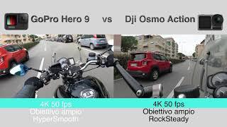 GoPro Hero 9 vs Dji Osmo Action - Moto