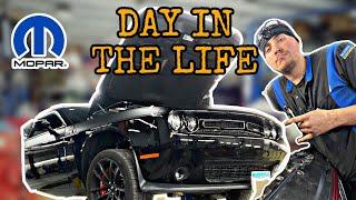 MOPAR DEALERSHIP TECHNICIAN [[ DAY IN THE LIFE ]] Chrysler Dodge Jeep Ram Dealership