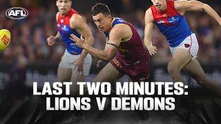Last Two Minutes: Brisbane v Melbourne | Round 16, 2024 | AFL