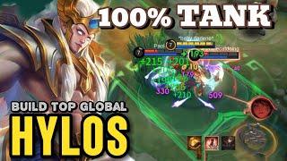 OMG!This Underrated Hero is Surely a 100% TANK.!!Hylos Top Global Build 2024