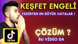 TİKTOK KEŞFET ENGELİ NEDEN YENİR ? / tiktok keşfete düşme hilesi